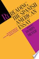 Libro de Rereading The Spanish American Essay