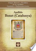 Libro de Apellido Bonet (catalunya)