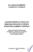 Libro de Portillo Violó Los Derechos Humanos