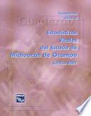 Libro de Estadísticas Vitales. Michoacán De Ocampo. Cuaderno Número 4