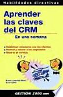 Libro de Aprender Las Claves Del Crm En Una Semana