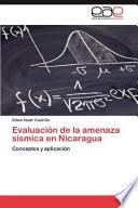 Libro de Evaluación De La Amenaza Sísmica En Nicaragu