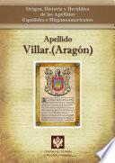 Libro de Apellido Villar.(aragón)