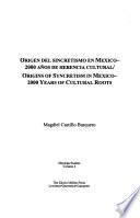 Libro de Origen Del Sincretismo En Mexico