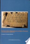 Libro de Carmina Latina Epigraphica De La Bética Romana