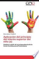 Libro de Aplicación Del Principio Del Interés Superior Del Niño (a)
