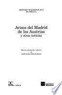 Libro de Avisos Del Madrid De Los Austrias Y Otras Noticias