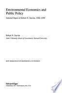 Libro de Environmental Economics And Public Policy