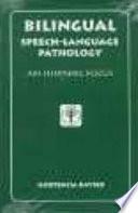Libro de Bilingual Speech Language Pathology