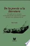 Libro de De La Poesía A La Literatura