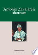 Libro de Antonio Zavalaren Ohoretan