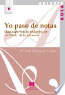 Libro de Yo Paso De Notas