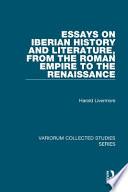 Libro de Essays On Iberian History And Literature, From The Roman Empire To The Renaissance
