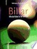 Libro de Billar. Modalidad A La Banda