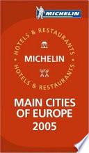 Libro de Main Cities Of Europe, 2005