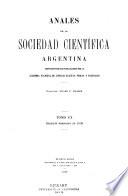 Libro de Anales De La Sociedad Científica Argentina