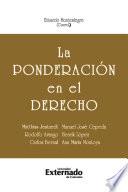 Libro de La Ponderación En El Derecho