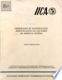 Libro de Prioridades De Investigación Agropecuaria En Los Países De América Central