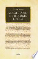 Libro de Vocabulario De Teología Bíblica