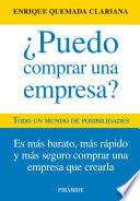 Libro de ¿puedo Comprar Una Empresa?