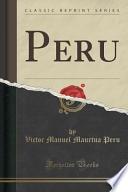 Libro de Peru (classic Reprint)