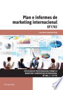 Libro de Uf1783 Plan E Informes De Marketing Internacional