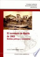 Libro de El Terremoto De Manila De 1863