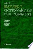 Libro de Elsevier S Dictionary Of Environment