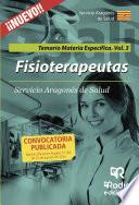 Libro de Fisioterapeutas. Temario Materia Específica. Volumen 3. Servicio Aragonés De Salud