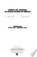 Libro de Crónica Del Gobierno De Carlos Salinas De Gortari, 1988 1994: Segundo Año, Enero 1990 Diciembre 1990