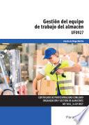 Libro de Uf0927 Gestión Del Equipo De Trabajo Del Almacén