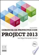 Libro de Gerencia De Proyectos Con Project 2013