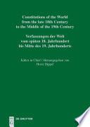 Libro de Constitutional Documents Of Portugal And Spain 1808–1845 / Textos Constitucionais De Portugal E Espanha 1808–1845 / Textos Constitucionales De Portugal Y España 1808–1845 / Verfassungsdokumente Portug