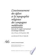 Libro de L Des églises Et La Topographie Religieuse Des Campagnes Médiévales