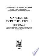 Libro de Manual De Derecho Civil I