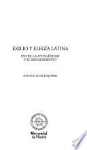 Libro de Exilio Y Elegía Latina