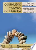 Libro de Continuidad Y Cambio En La Familia