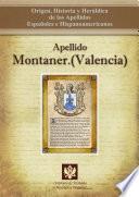 Libro de Apellido Montaner.(valencia)