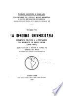 Libro de La Reforma Universitaria