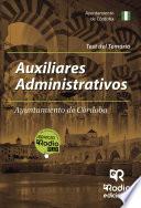 Libro de Auxiliares Administrativos Del Ayuntamiento De Córdoba. Test Del Temario