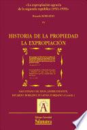 Libro de La Expropiación Agraria De La Segunda República (1931 1939)