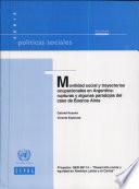 Libro de Movilidad Social Y Trayectorias Ocupacionales En Argentina