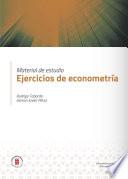Libro de Ejercicios De Econometría