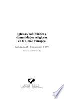 Libro de Iglesias, Confesiones Y Comunidades Religiosas En La Unión Europea