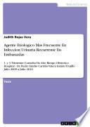 Libro de Agente Etiologico Mas Frecuente En Infeccion Urinaria Recurrente En Embarazdas