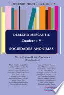 Libro de Cuadernos Prácticos Bolonia. Derecho Mercantil. Cuaderno V. Sociedades Anónimas