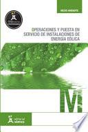 Libro de Operaciones Y Puesta En Servicio De Instalaciones De Energía Eólica