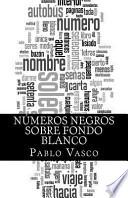 Libro de Números Negros Sobre Fondo Blanco