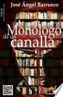 Libro de Monólogo De Un Canalla