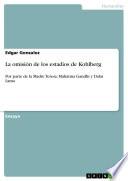 Libro de La Omisión De Los Estadios De Kohlberg